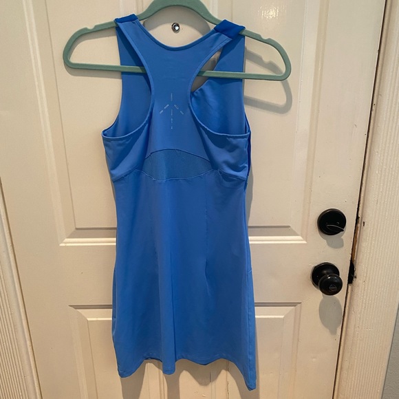 ASICS Womens MotionDry Tennis Dress - Blue - S - Picture 5 of 7